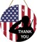 Memorial Day Decorations Patriotic Wreath, American Soldier Salute Thank You Wooden Door Hanger for Front Door, 4th of July, Veterans Day & Home Porch Decor